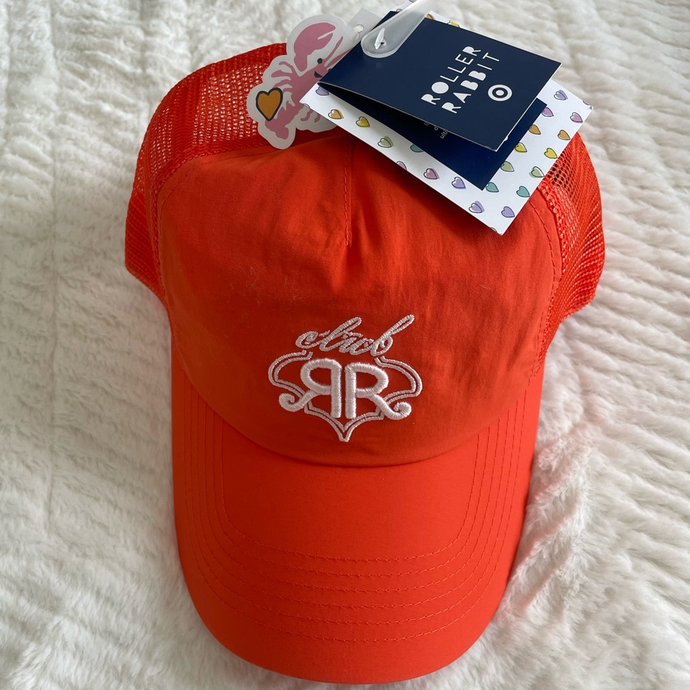 Roller Rabbit x Target Collar Trucker Hat with White Embroidered Logo
